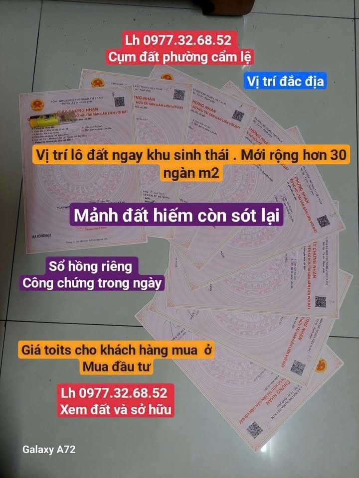 Đất nền Cẩm Lệ Đà Nẵng 90m² giá 2 tỷ - Sổ đỏ chính chủ