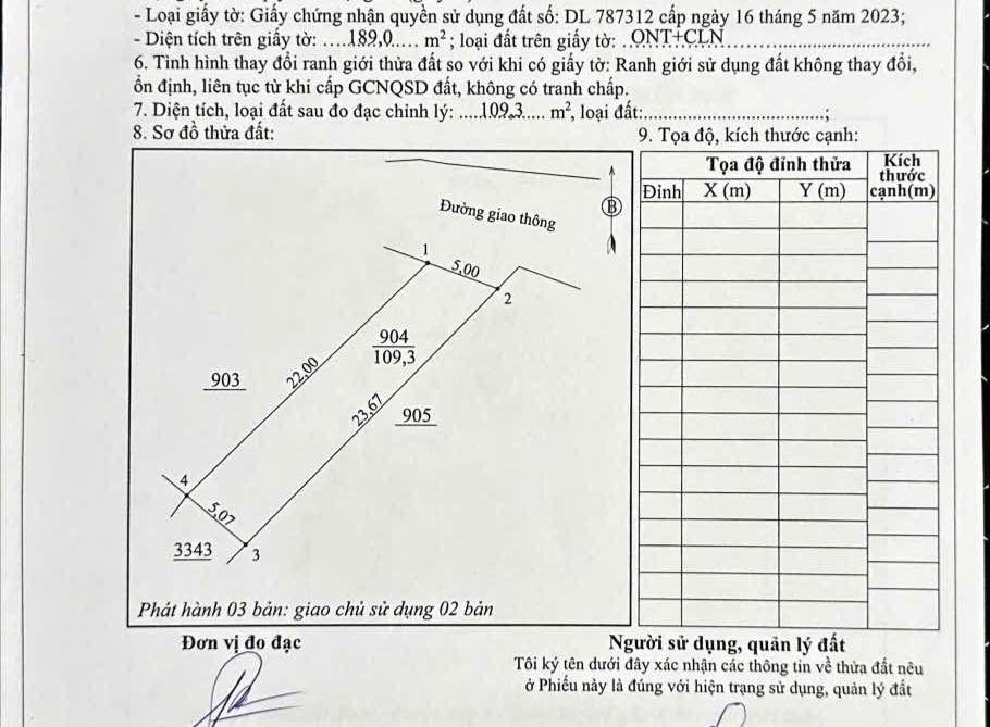 Đất nền 109m² Thái Nguyên - Sổ đỏ sẵn, giá chỉ 2 tỷ - Cơ hội đầu tư vàng!
