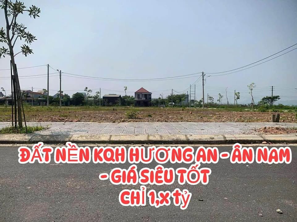 Đất nền Hương An - Ân Nam 144m² 1,x tỷ - Pháp lý rõ ràng