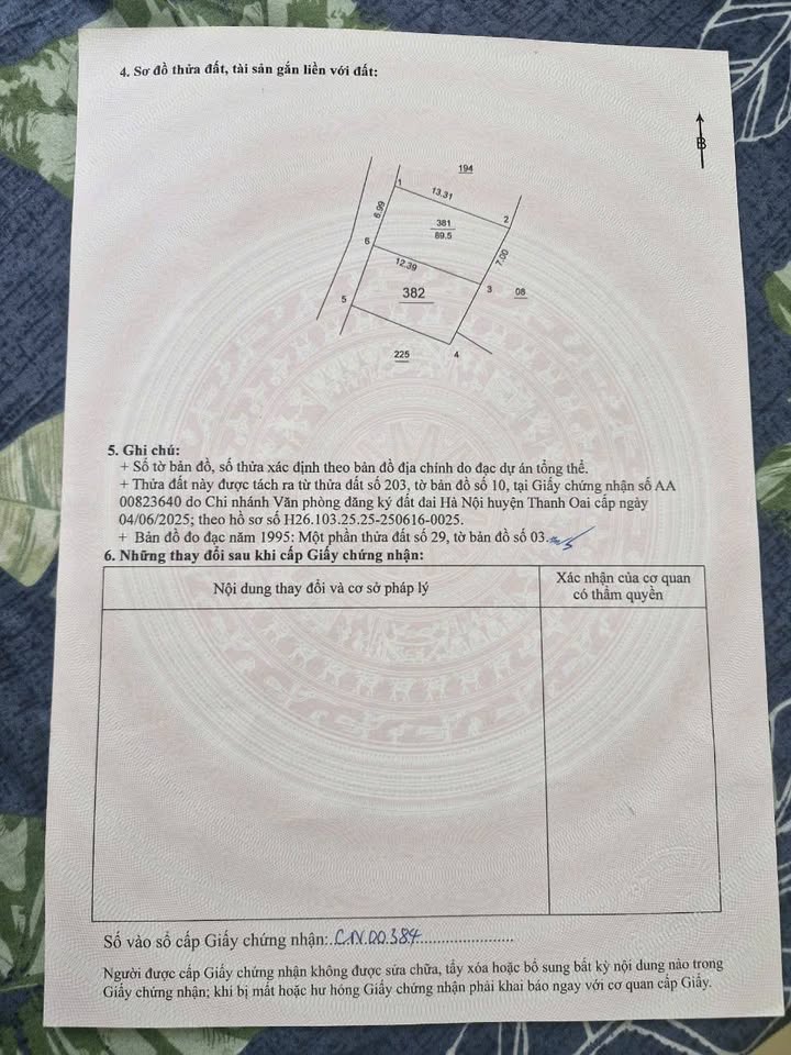 Đất nền Thanh Oai 90m² - Mặt tiền rộng, giá đầu tư F0