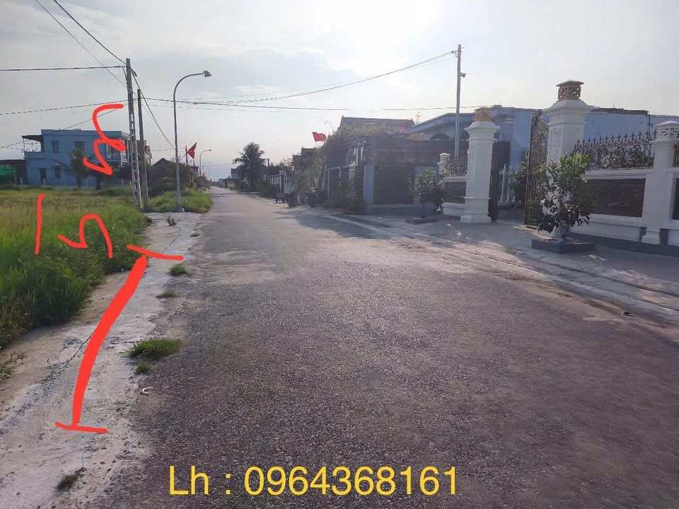 Đất nền mặt tiền trục chính Ý Yên, Nam Định - 82m² - 1.6 tỷ