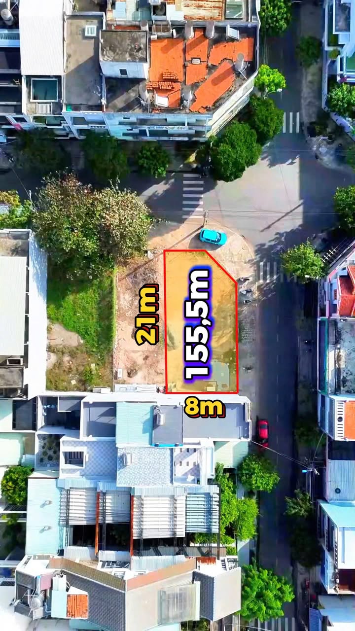 Bán Đất Góc 2 Mặt Tiền Yersin - Tuy Hoà 155m² Giá 7.6 Tỷ