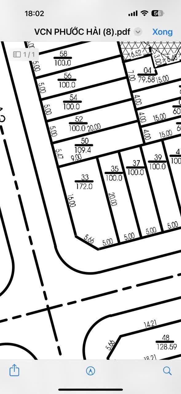 Đất nền góc KĐT VCN Phước Hải, Nha Trang - Mặt tiền 27m, 162tr/m2