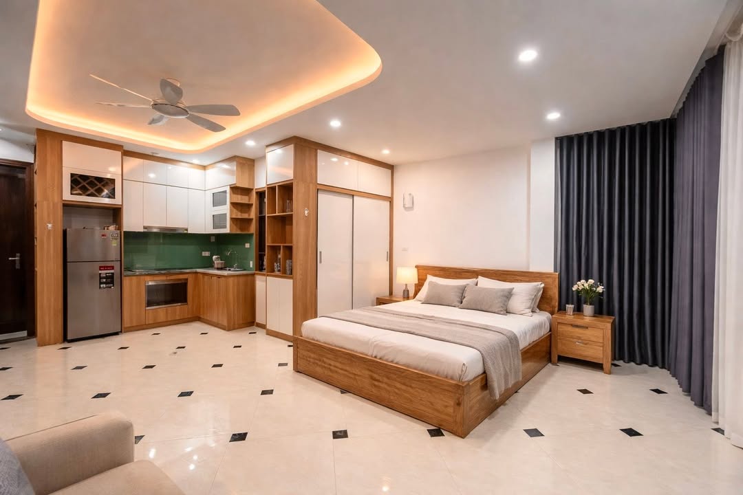 Cho thuê phòng full nội thất tại Giải Phóng, Hoàng Mai - 6.5 triệu/tháng