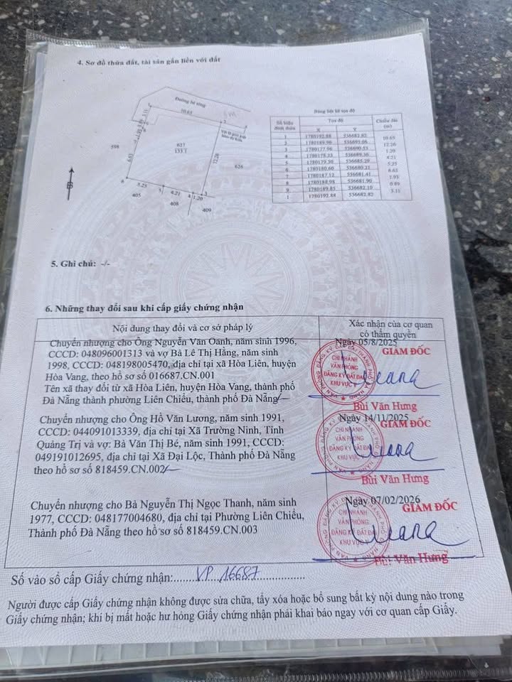 Đất nền Hòa Khánh Bắc, Đà Nẵng - 133m² - 1.9 tỷ - Ô tô tận cửa