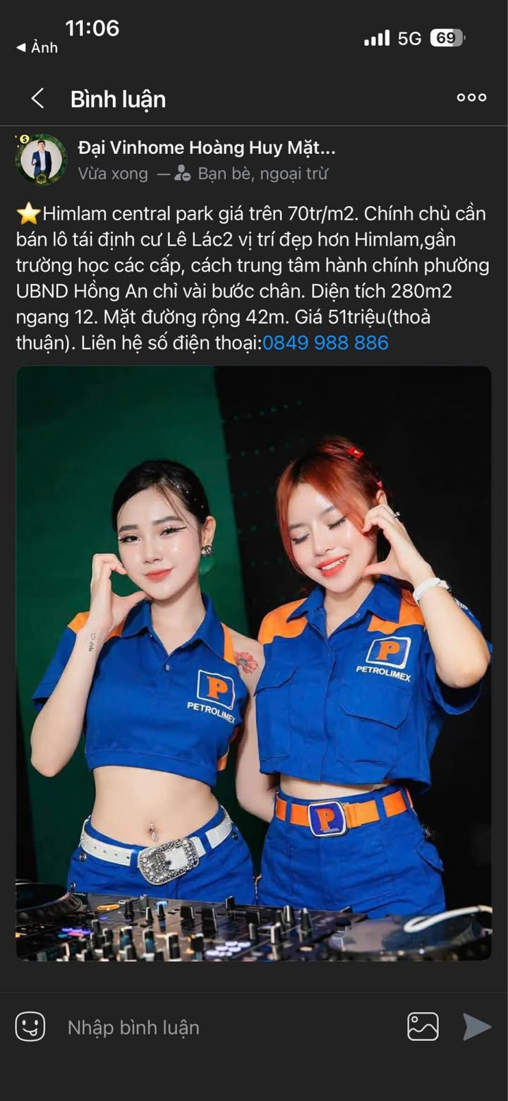 Đất Tái Định Cư Lê Lác 2, Hồng Bàng - 280m² Mặt Tiền 42m - Giá Tốt