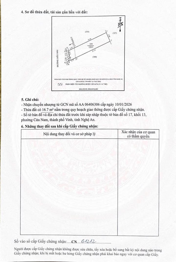 Đất nền Cửa Nam Vinh 118m² 4.8 tỷ - Sổ đỏ chính chủ