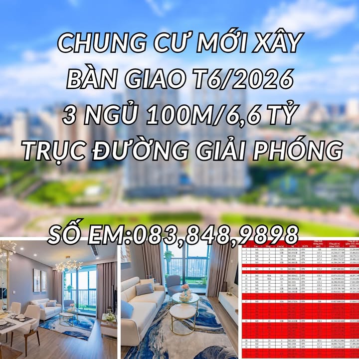 Căn hộ Blue Gem Tứ Hiệp 100m² 6 tỷ - Bàn giao ngay