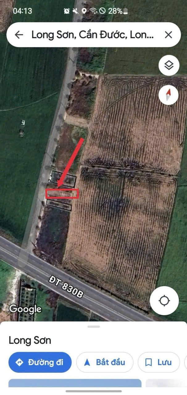 Đất Nền Long Sơn, Cần Đước 96m² - Sổ Hồng Riêng, Sẵn Sàng Xây Dựng
