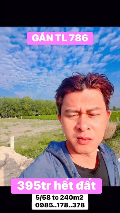 Đất nền Long Chữ Bến Cầu 240m² 395 triệu - Sổ đỏ chính chủ