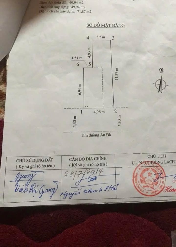 Nhà mặt đường An Đà Lê Chân 50m² 2.8 tỷ - Vị trí đẹp