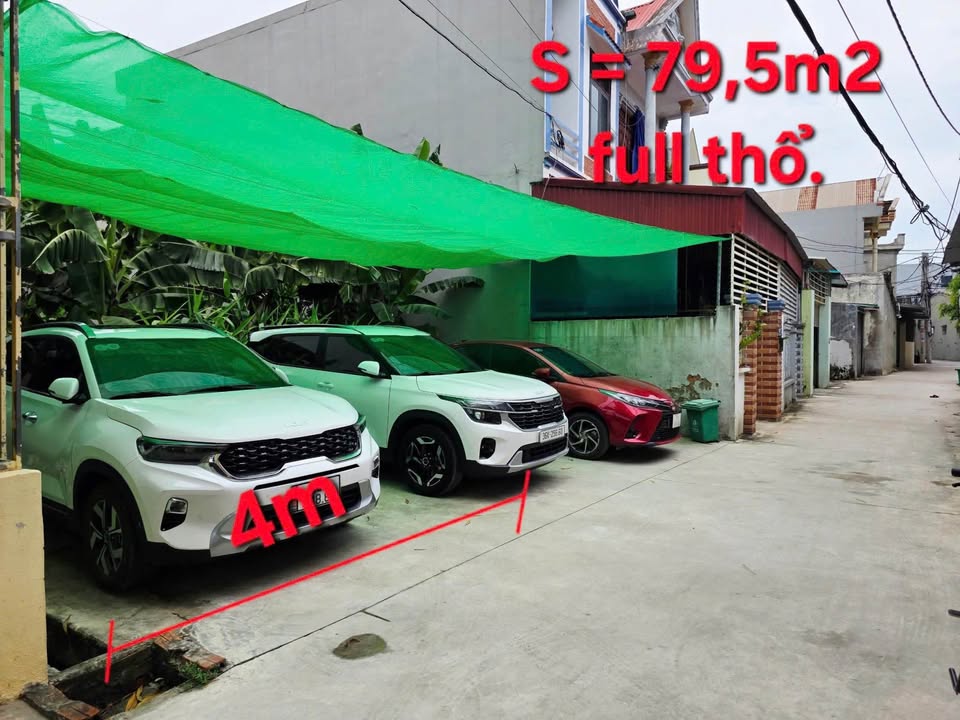 Đất nền Phố 1 Quảng Hưng 79.5m² - Ô tô vào nhà, giá 2 tỷ