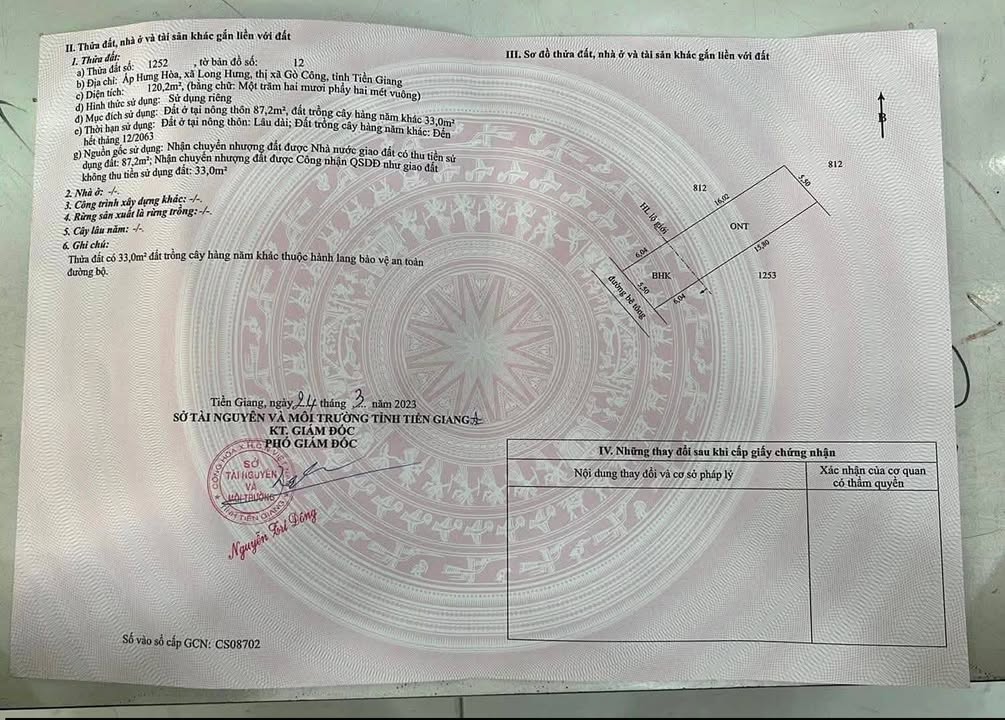 Đất Nền Lấp Vò, Đồng Tháp - 116m² - 650 Triệu - Sổ Đỏ Sẵn Sàng