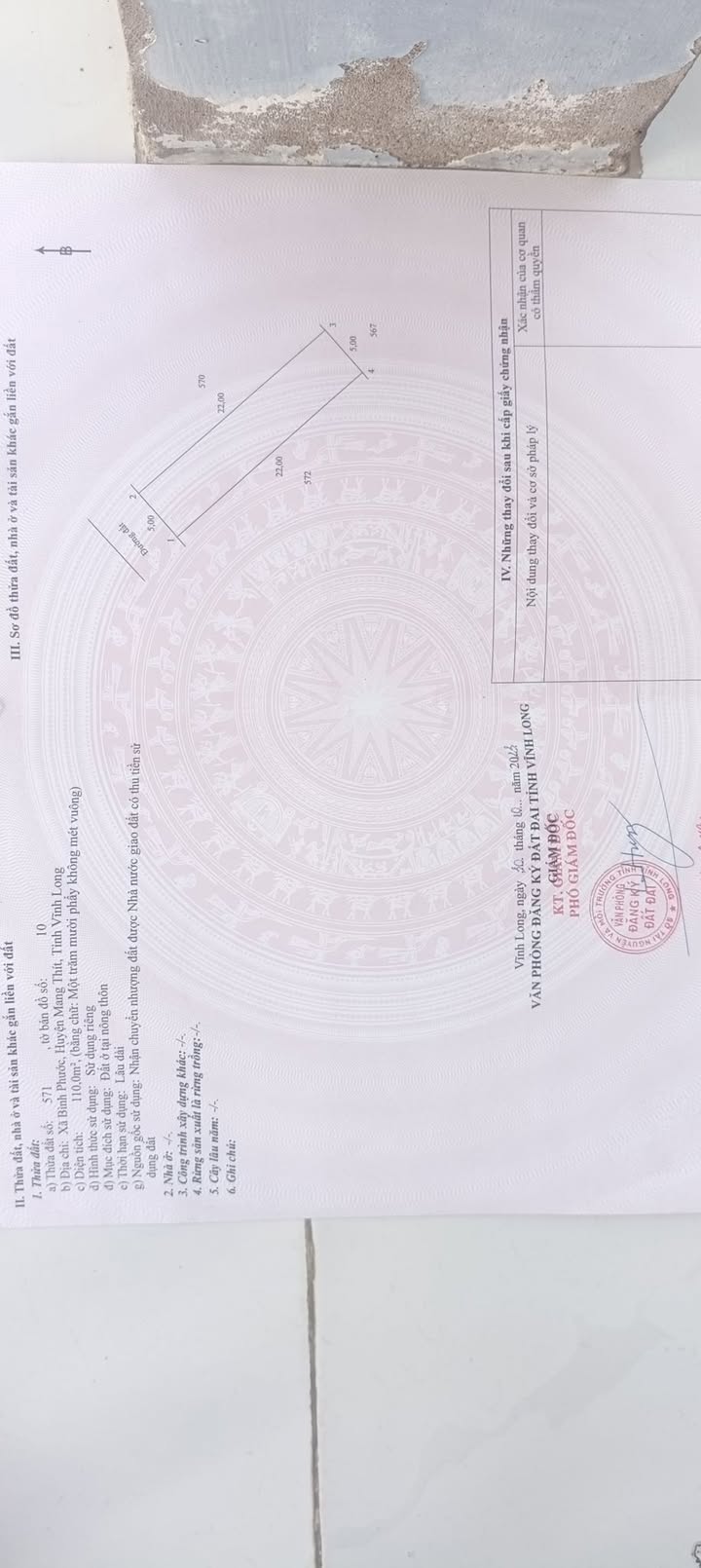 Đất nền Xã Bình Phước 110m² 165 triệu - Sổ đỏ chính chủ