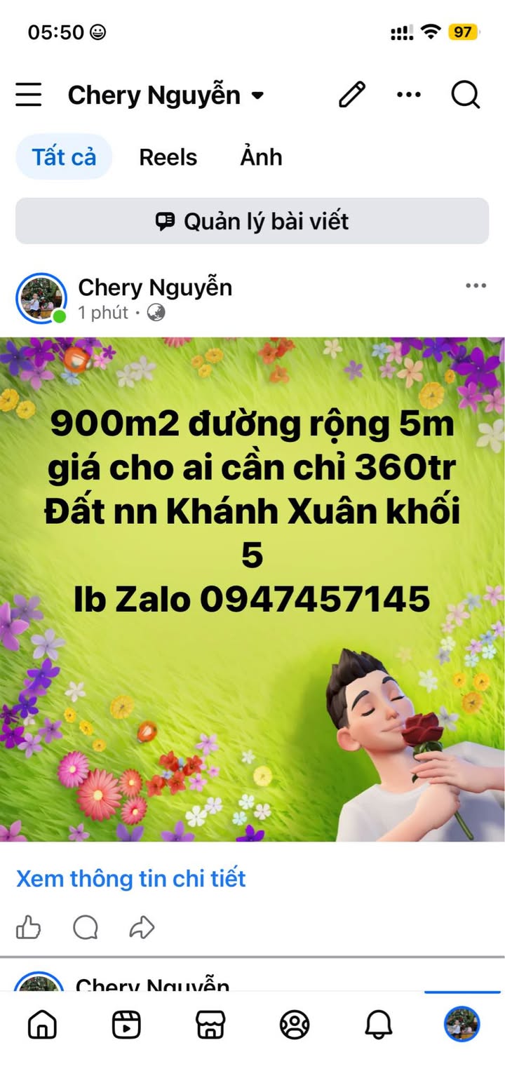 Đất nền Khánh Xuân Buôn Ma Thuột 900m² 360 triệu - Hạ tầng sạch, sổ đỏ chính chủ