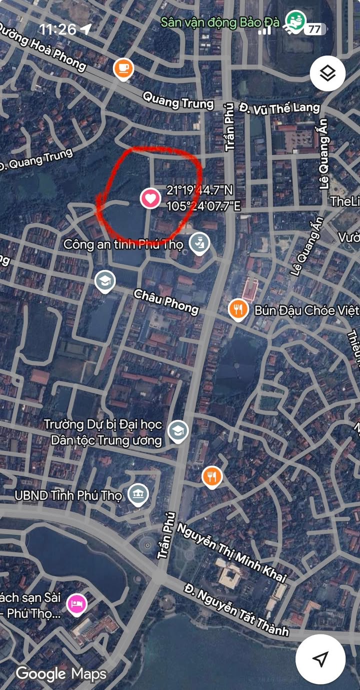 Cho thuê đất 160m² Phường Dữu Lâu, Việt Trì - Kinh doanh/Kho bãi