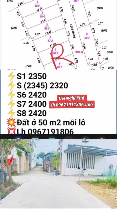 Đất nền Thạch Hạ 50m² 2.32-2.42 tỷ - Sổ hồng sẵn