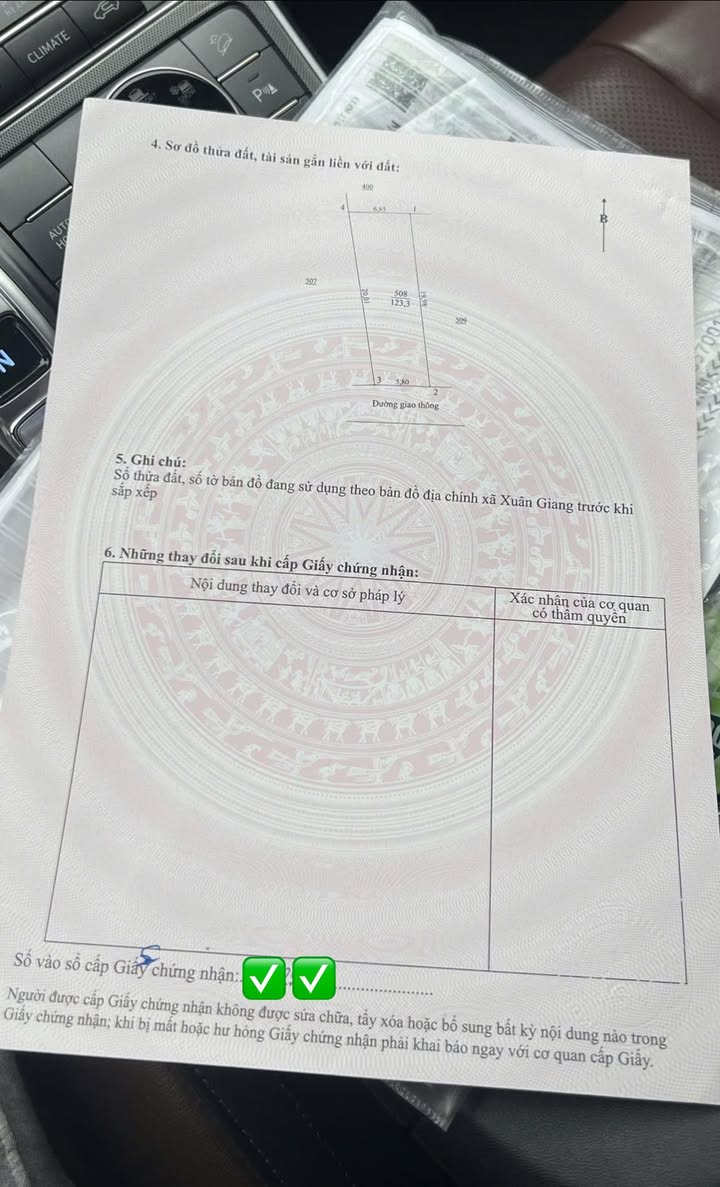 Đất nền Xuân Giang 123m² 1,5 tỷ - Sổ đỏ chính chủ