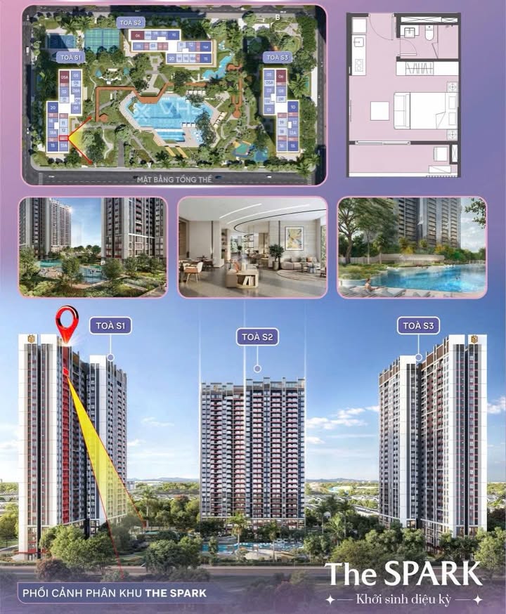 Can ho Masteri Era Landmark Trau Quy 30.2m2 2.1 ty - View dep