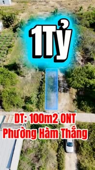 Đất nền 100m² Phường Xuân An, Phan Thiết - Sổ hồng sẵn, giá 1 tỷ