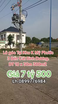 Đất nền Khu K Mỹ Phước 3 300m² 7.5 tỷ - Sổ đỏ chính chủ