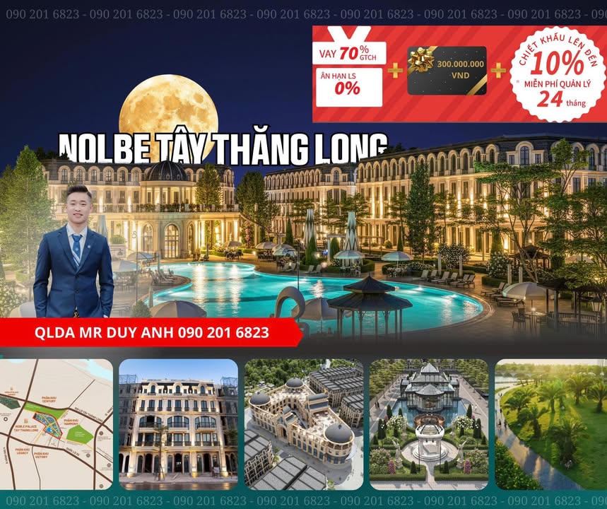 Shophouse Noble Tây Thăng Long 75m² 5 tầng - Kinh doanh 200tr/tháng