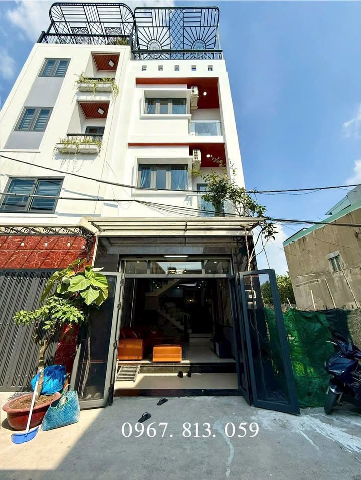 Nhà 4x12.5m (50m²) Trệt 3 Lầu, Hẻm Xe Hơi Thạnh Xuân 25, Q12 - 5.25 Tỷ