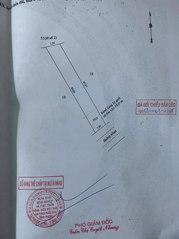 Nha mat tien DT757 Bu Gia Map 350m2 1.5 ty - O to vao nha