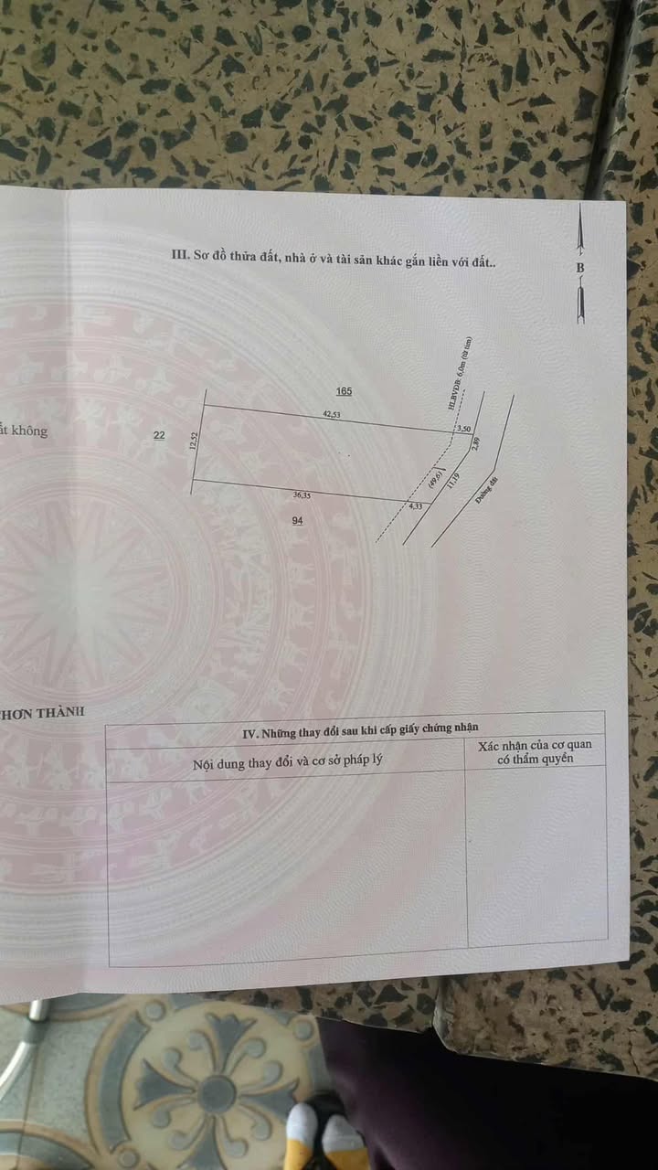 Đất nền Dh01 Chơn Thành 547m² 3xx triệu - Sổ đỏ chính chủ