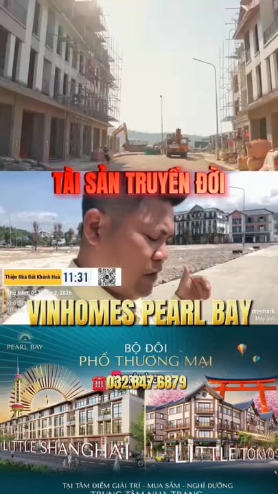 Biệt thự 4 tầng hướng Bắc 240m² tại Vinhomes Pearl Bay, Nha Trang - Sẵn Sàng Đầu Tư