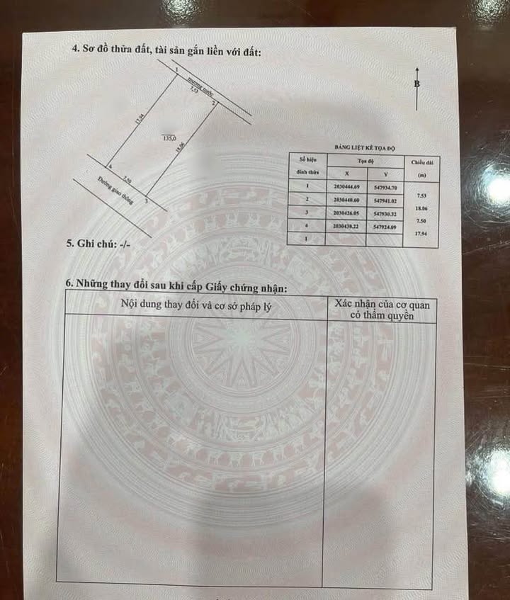 Đất nền Thôn Quyết Tiến, Hà Tĩnh - 135m² Hướng Tây Nam - Sẵn Sàng Đầu Tư