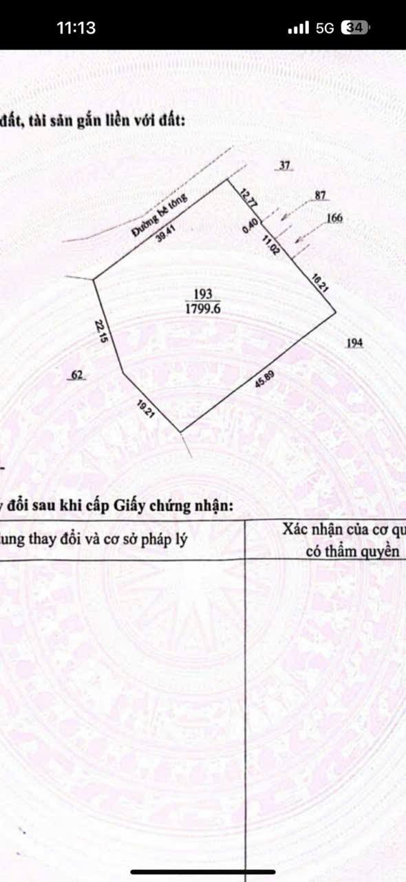 Đất nền Yên Lập, Phú Thọ 1799m² - Mặt tiền đường liên thôn, tiềm năng đầu tư