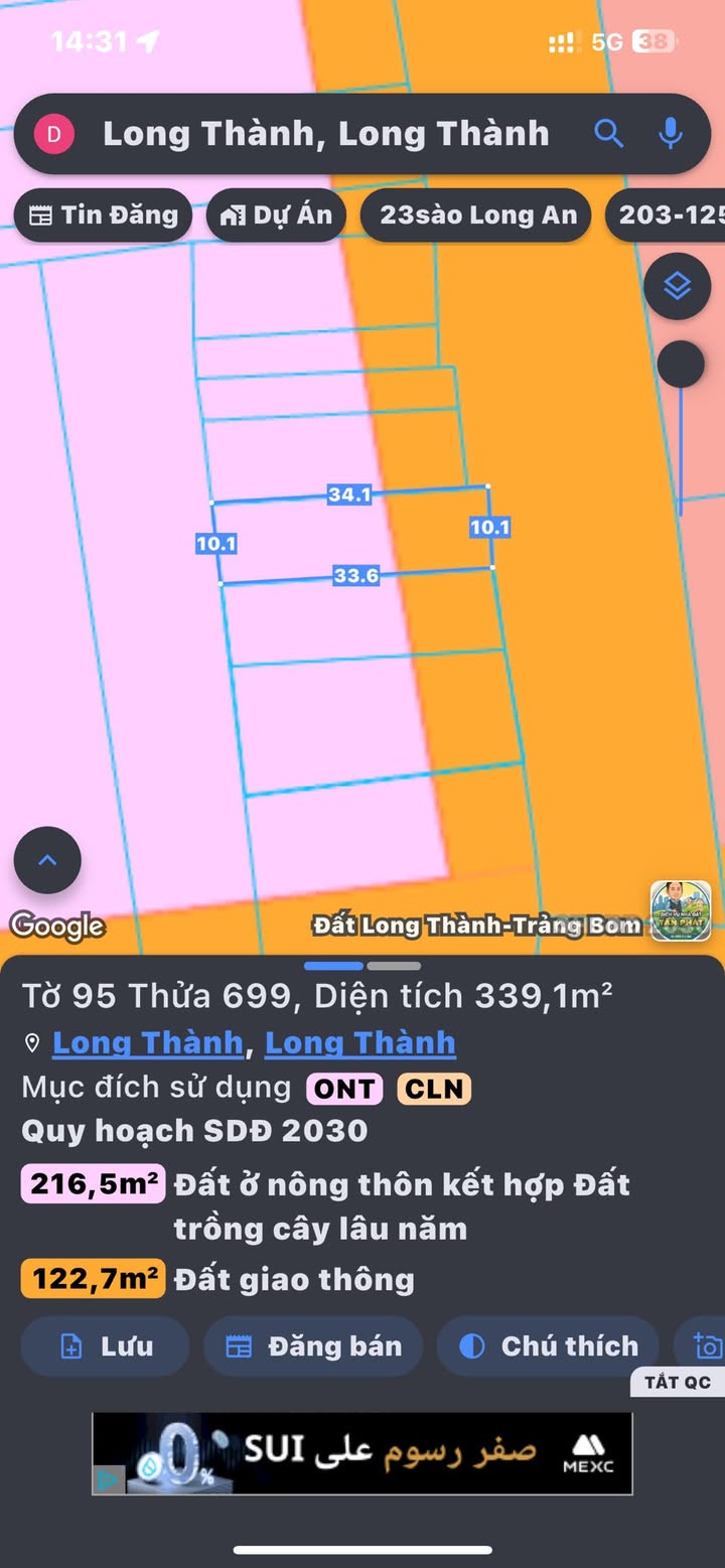 Đất Mặt Tiền 769 Long Thành 339m² - Kinh Doanh Đa Ngành, Gần Sân Bay