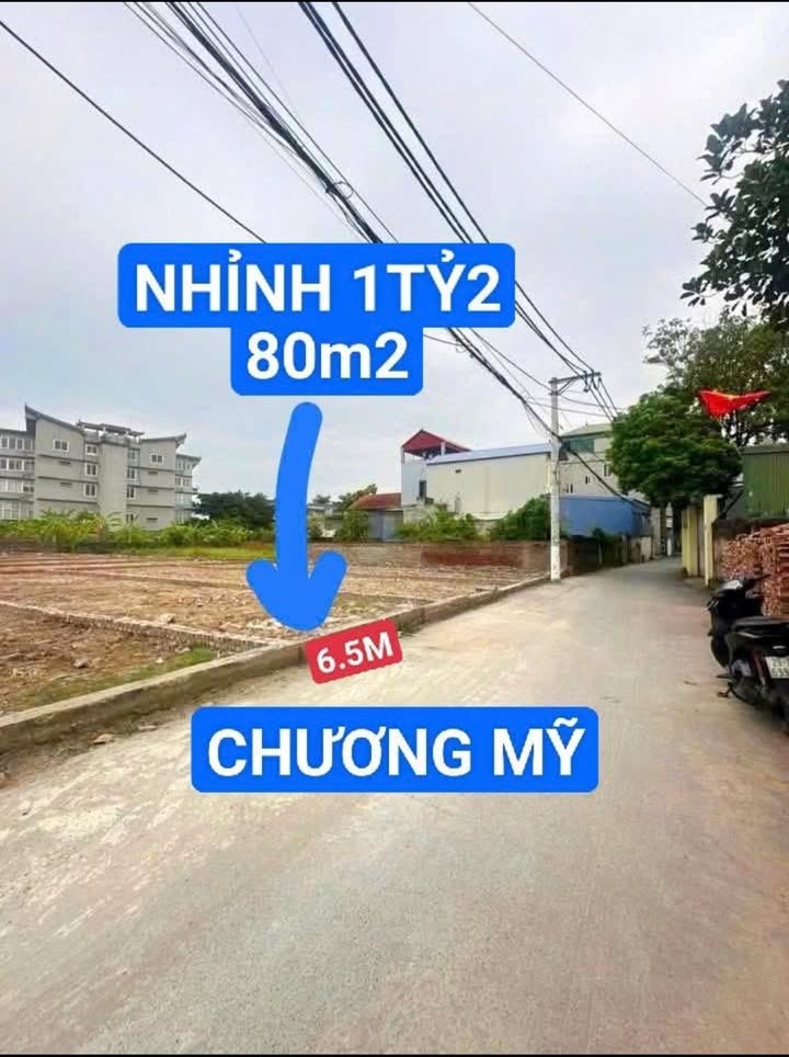 Bán đất Nam Phương Yên, Chương Mỹ 80m² - Gần QL6, Sổ đỏ sẵn sàng