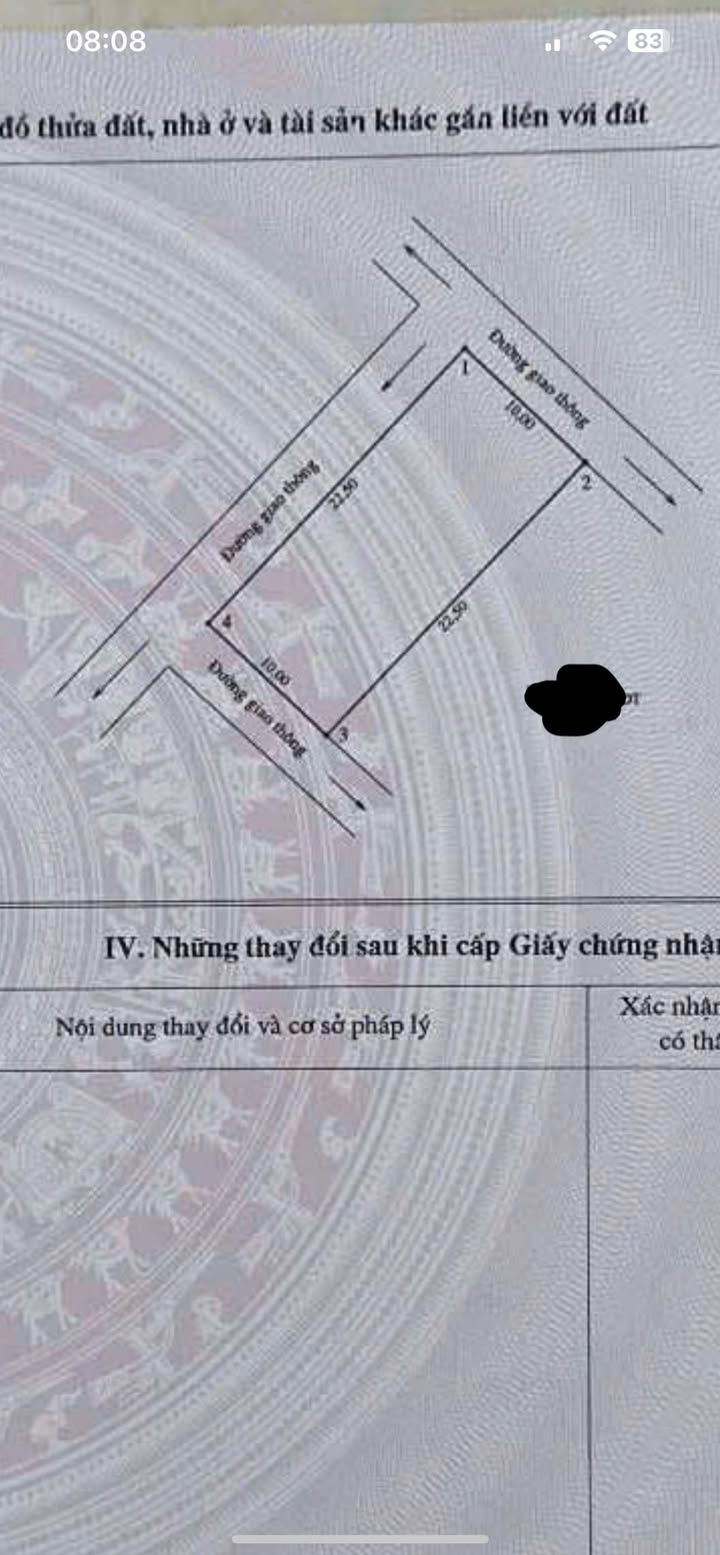 Đất nền Quang Trung Tuyên Quang 225m² - Đất thổ cư