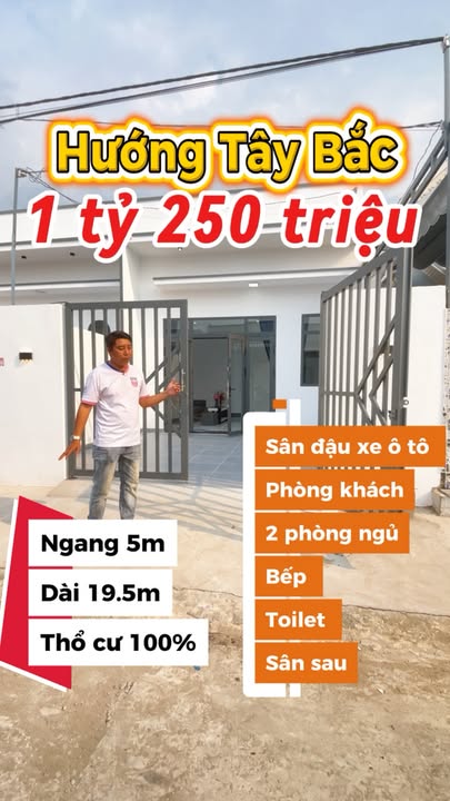 Nhà Đường 5 KDC Hòa Thuận Châu Thành 98m² - Sẵn sàng ở ngay!