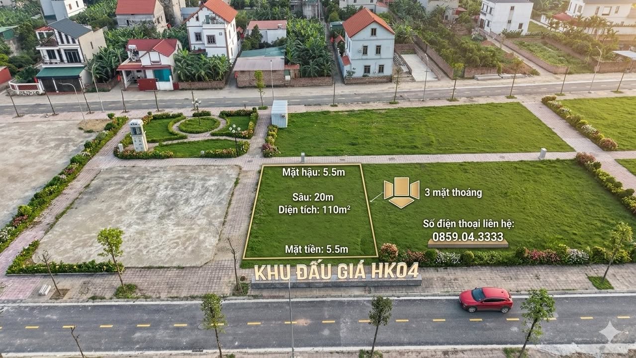 Đất nền Văn Khê Mê Linh 110m² - Sổ đỏ chính chủ