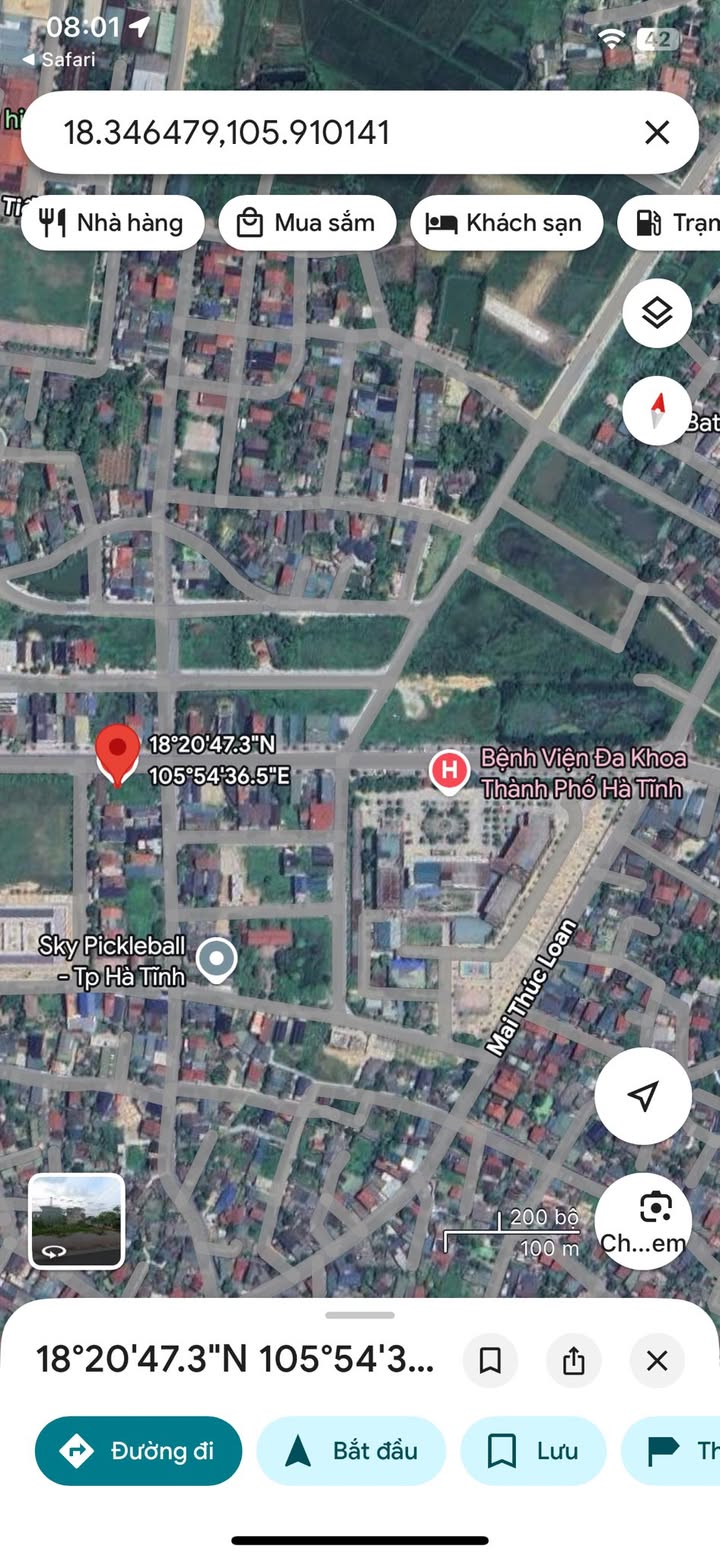 Đất Mặt Tiền Kinh Doanh Hải Thượng Lãn Ông, TP. Hà Tĩnh - 168m²