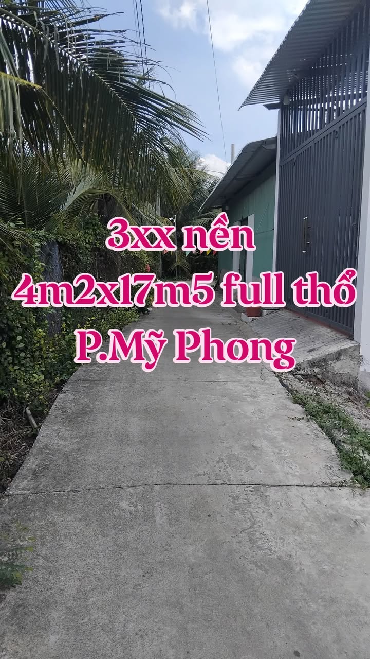 Bán Nền Thổ Cư 68m² Mỹ Tho - Giá Tốt 3xx Triệu/Nền