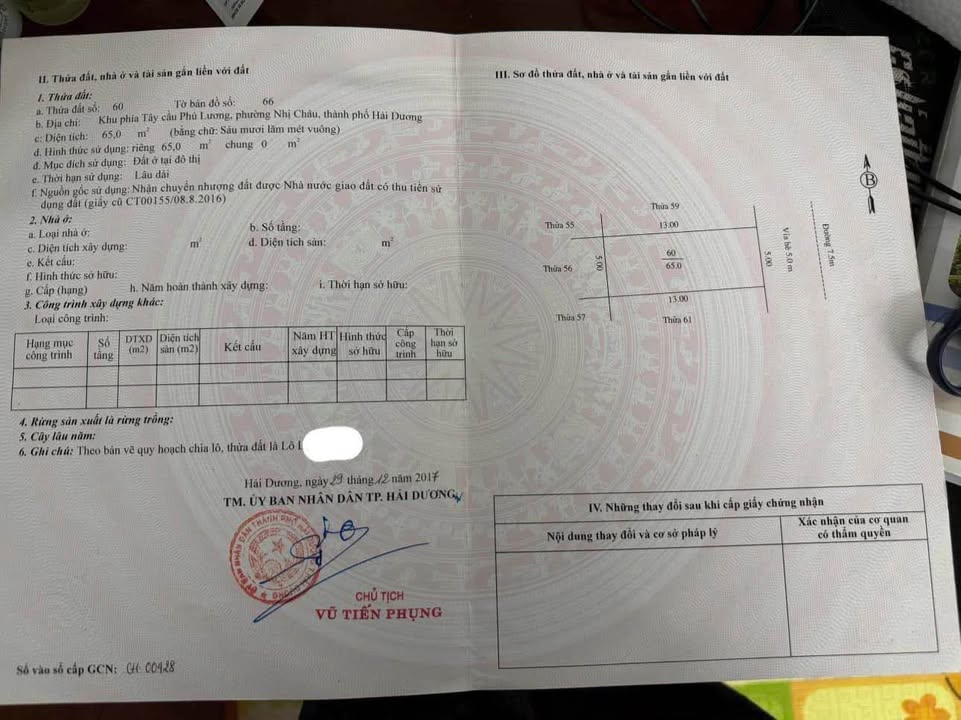 Đất nền Khu đô thị Âu Việt, Hải Dương - 65m² - Sổ đỏ sẵn sàng giao dịch