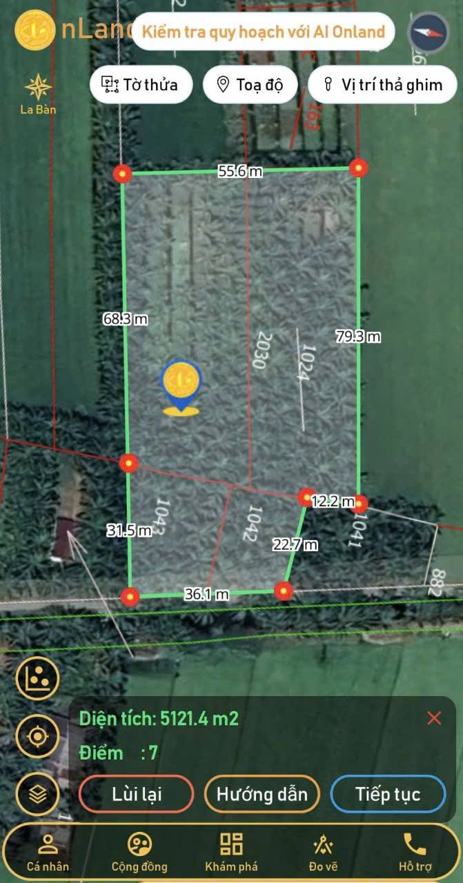 Bán Gấp Đất Vườn Dừa 5121m² Song Lộc, Châu Thành - Đường Nhựa Ô Tô Tới Đất