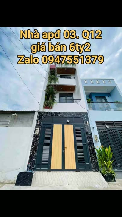 Nhà Phố Trung Tâm Q12 - 4 Tầng Đúc Kiên Cố, Sổ Hồng Riêng