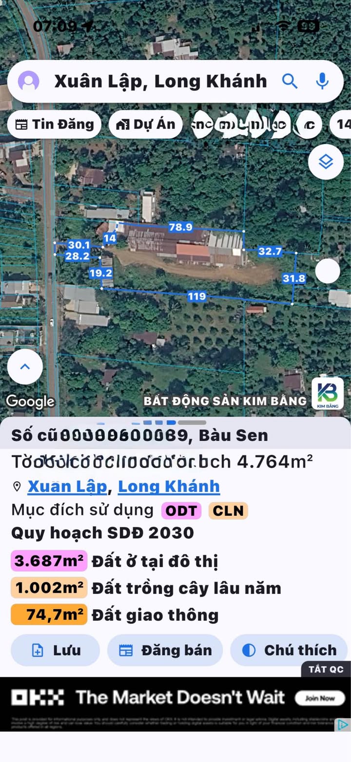 Bán Gấp Xưởng 5327m² Đồng Nai - Dòng Tiền 40 Triệu/Tháng - Sổ Đỏ 4000m² Thổ Cư