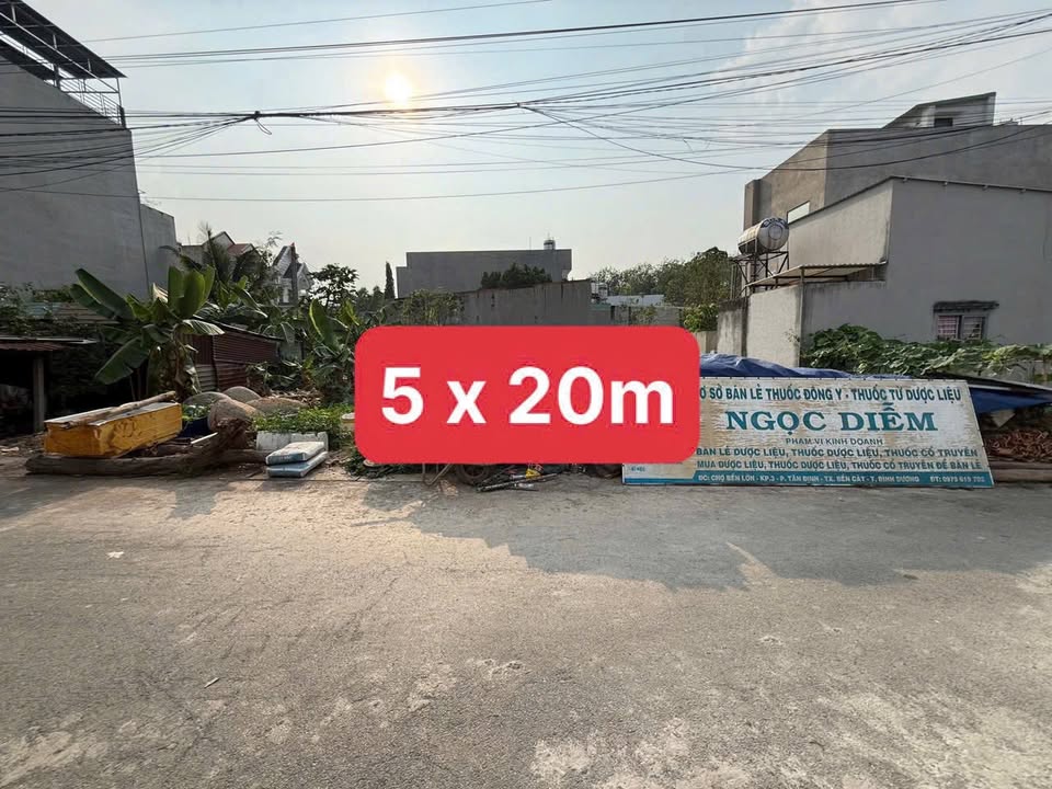 Đất nền Bến Cát 100m² 1,4 tỷ - Sổ đỏ chính chủ