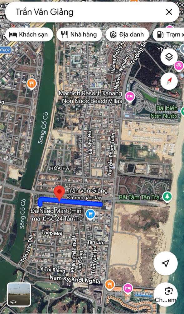Đất Nền Trần Văn Giảng 80m² - Sát Sông Cổ Cò, Liền Biển Nam Đà Nẵng
