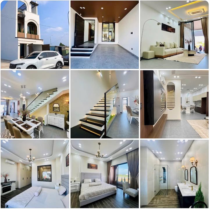 Nhà Phố 90m² Phước Hưng, Bà Rịa - Nội thất Châu Âu Sang Trọng, Ô tô vào nhà