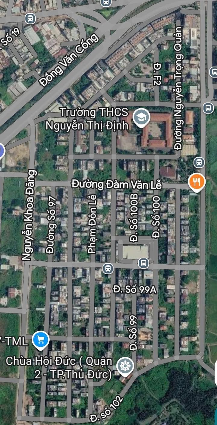 Đất nền Thạnh Mỹ Lợi Thủ Đức 110m² - Sổ đỏ, hướng Đông Bắc