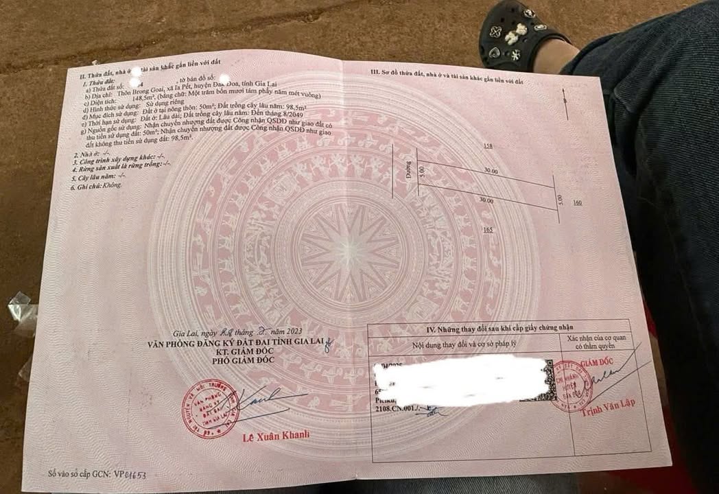 Đất nền Ia Pa, Gia Lai 150m² - Đầu tư sinh lời, sổ đỏ thổ cư 100%