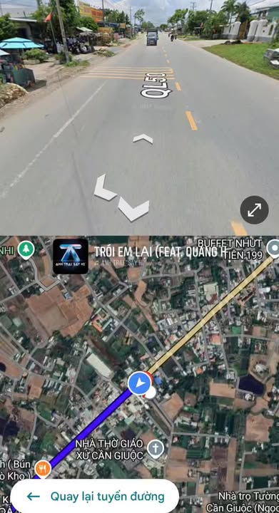 Đất 303m² Mặt Tiền QL50 Cần Giuộc - Sổ Đỏ, Giá 5.2 Tỷ