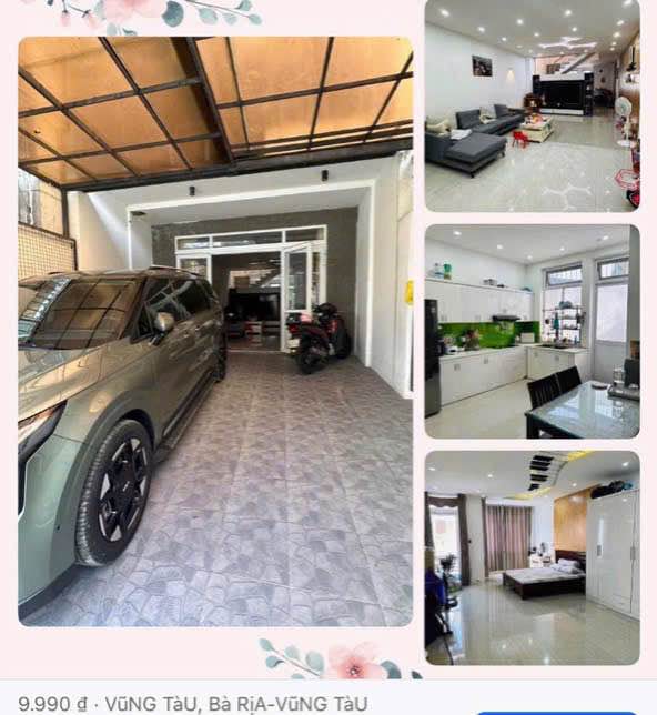 Nhà 3 Lầu Hẻm 5m Nguyễn Thị Minh Khai, Vũng Tàu - 117m² Vuông Vắn, Gara Oto